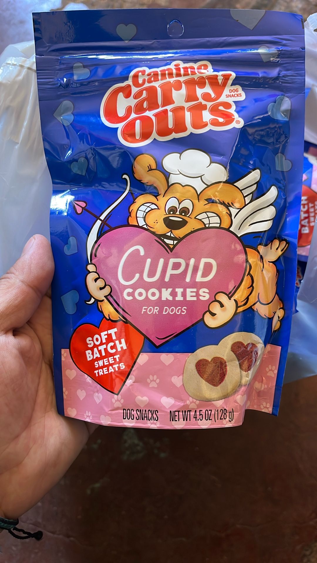 Canine Carry Outs Cupid Cookie Dog Treats