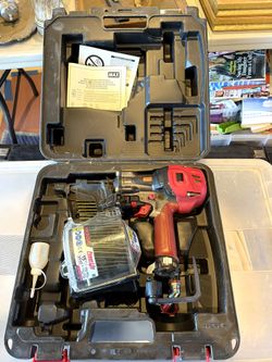 MAX HN90F PowerLite High-Pressure Coil Framing Nailer w/ Case - Needs HP Comp