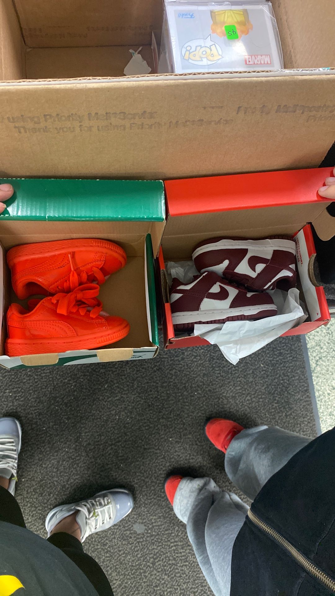Toddler Size 4C Nike Dunk And Puma Bundle