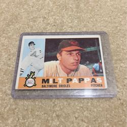 1960 Milt Pappas- Baltimore Orioles 