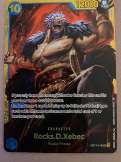 One Piece TCG Rocks.D.Xebec OP17-118 Character Card