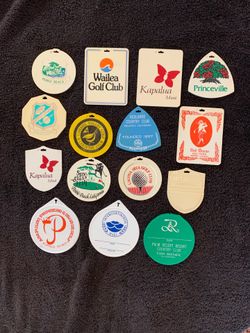 Vintage Golf Bag Tags