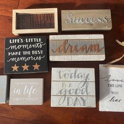 Set Of Signs
