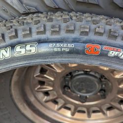 Maxxiss MTB Downhill Tire. Review Pictures For Details