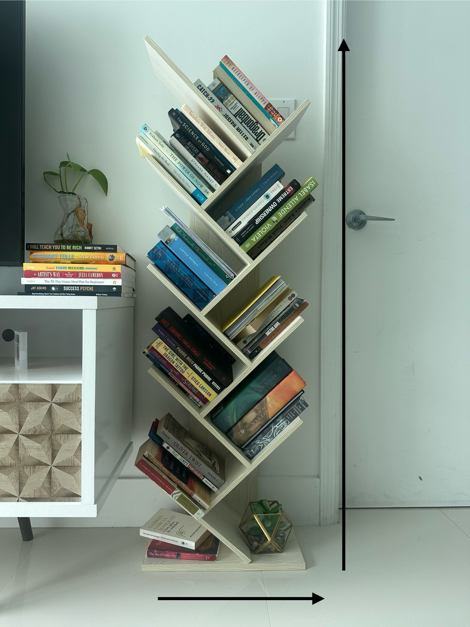 9-tier Tree Bookshelves - Selling 2