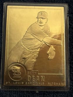 1996 Dizzy Dean, Danbury 23.kt Gold, St. Louis Cardinals, Card#33