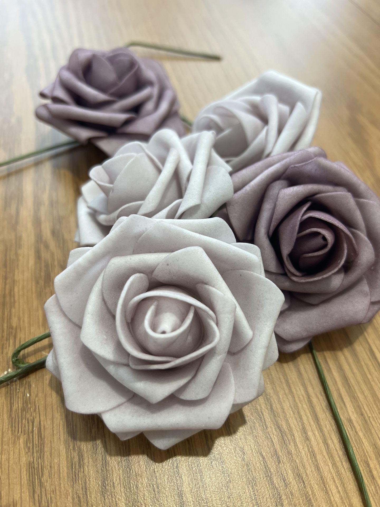 Purple Faux Flowers