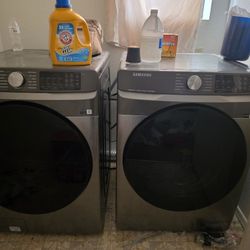 Brand New Electric Front Loading Samsung Washer And Dryer