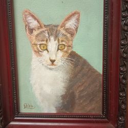 Adorable Cat Painting