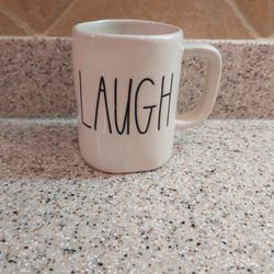 Rae Dunn "Laugh" Coffee Mug