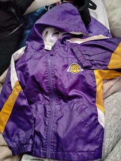 Toddler lakers windbreaker