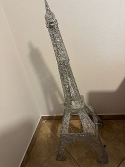 Eiffel Tower with lights