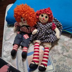 Raggedy Ann And Andy Dolls