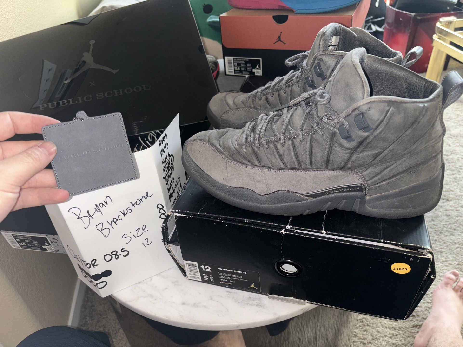 Size 12 Jordan 12 PSNY OG ALL 8/10 creasing . $250 Bin 