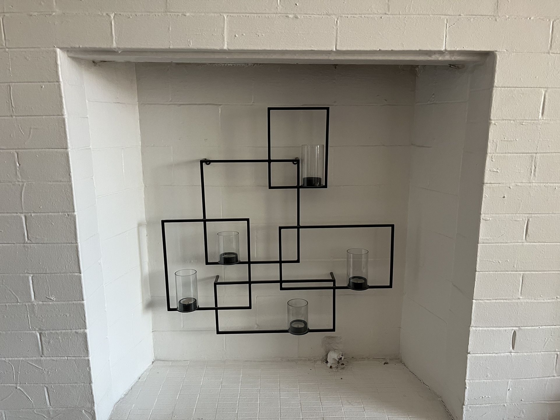 Fireplace or Wall Candle Holder