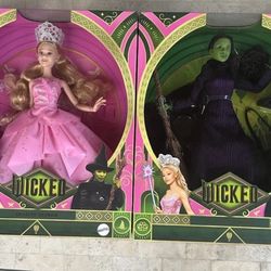 Wicked Deluxe Doll Set Elphaba And Glinda