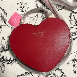 Kate Spade Love Shack Red Heart Purse 