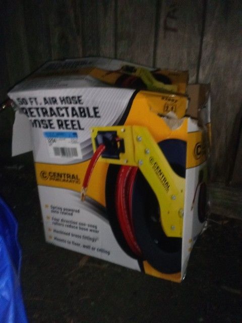50ft Retractable Air Hose Wheel