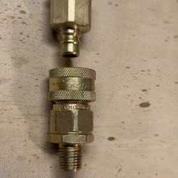 SNAP-TITE Hydraulic Quick Connect Hose Coupling: 1/4 in Coupling Size, Brass; Tools; Also Included The Matching Plug