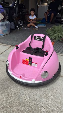 PINK 6V Electric Kids Bumpin Bumper Without Remote Control