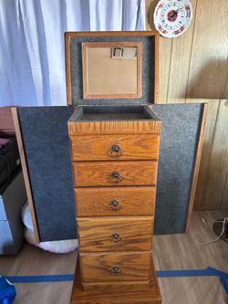 custom five drawer jewelry chest
