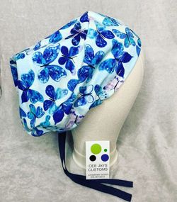 Scrub Cap for Ponytails
