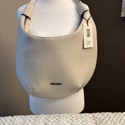 Steve Madden faux, leather hobo bag