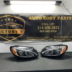 MERCEDES C-CLASS 2015-2018 HEADLIGHTS OEM LED