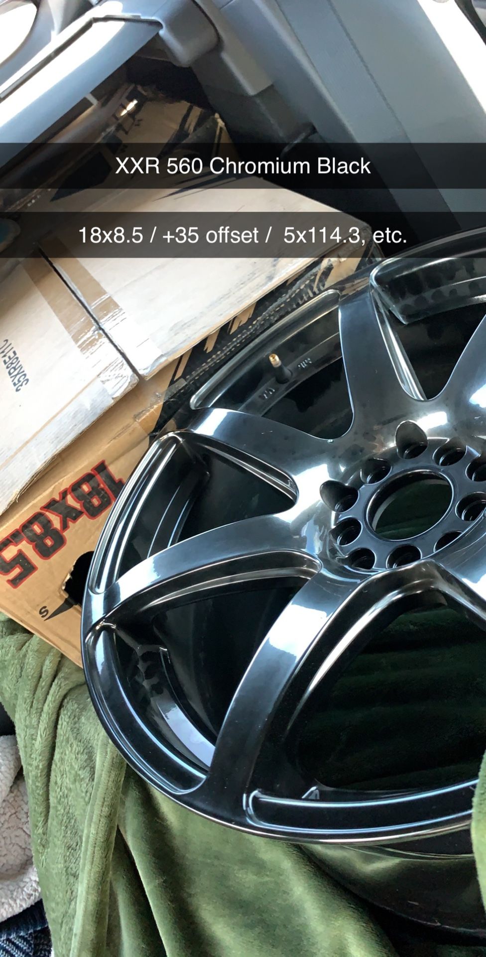 XXR 560 Rims - 18x8.5 +35 offset 5x114.3