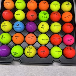 Matt Colored Golf Balls 30 For $20