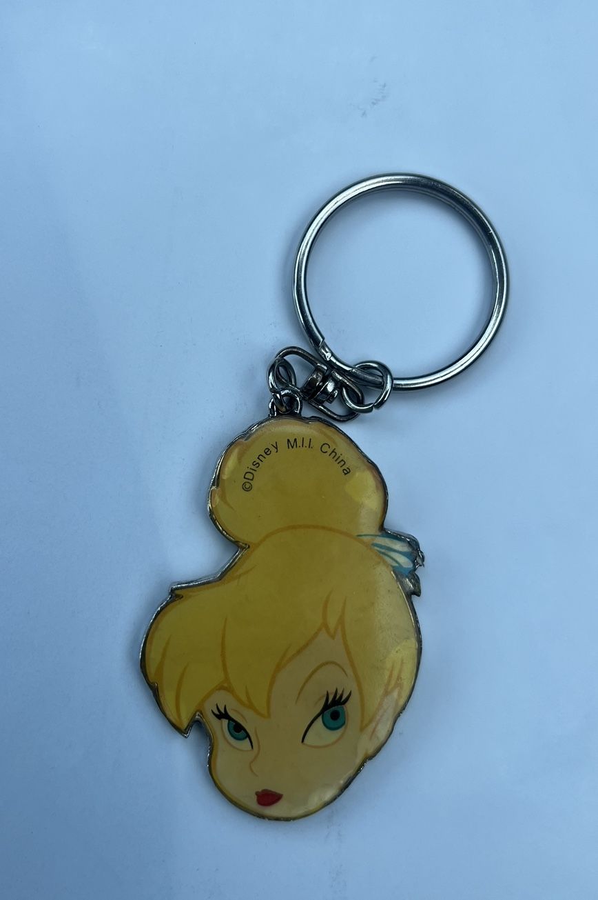 Disney Tinker Bell Keychain Metal 2.5”