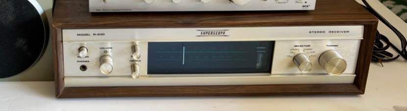 Superscope R-230 Stereo Receiver FM/AM Tap, Made In Japan, WORKING