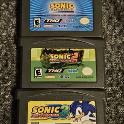 Sonic Advance Gba Game Lot