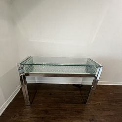 Glass Console Table 
