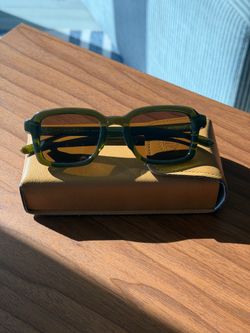 Crap Eyewear The Heavy Tropix Green Sunglasses with Case