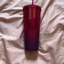 Pink And Purple Disney Starbucks Tumbler