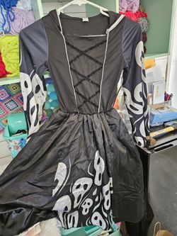 Ghost face girls halloween costume