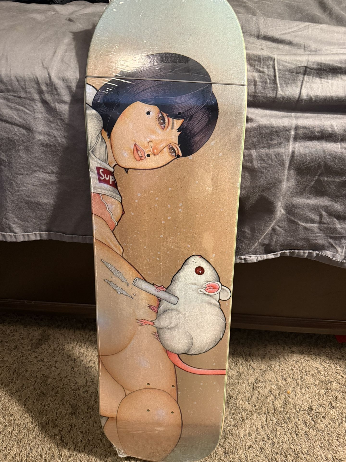 Supreme Girls Skateboard Deck Blue