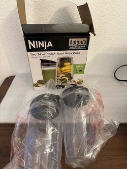 NINJA 24oz Tritan NutriCups with lid  (pack of 2)
