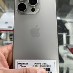 iPhone 15 Pro Unlocked 128 gb excellent condition! $ 700
