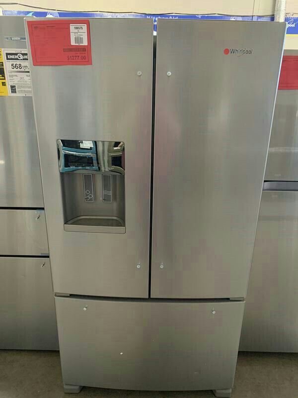 New Discounted Whirlpool Refrigerator 1yr Manufacturers Warranty