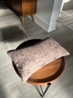 West Elm Textured Lumbar Throw Pillow