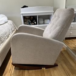 Rocking Accent Chair Beige