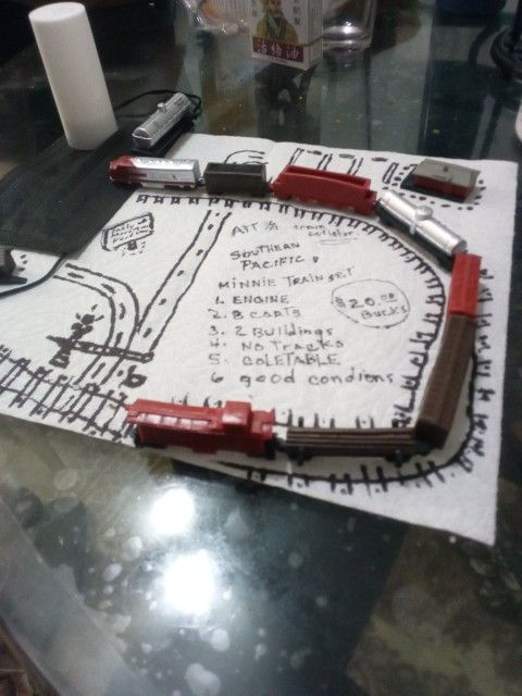 Minnie Southern Pacific Train Set Colectors.