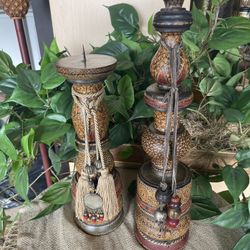 Boho Style Candle Holder