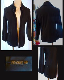 Lot 18- Lot Namebrand Clothing-Picadilly Shirts, Andrea Quinn Shirt, Picadilly Jacket Early 2000