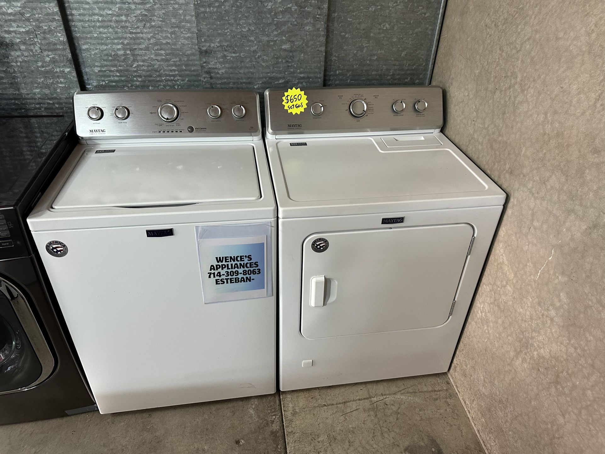 Maytag Washer And Gas Dryer