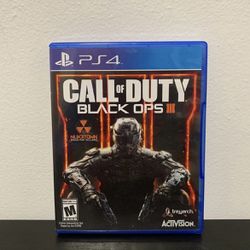 Call of Duty Black Ops 3 PS4 Like New Sony PlayStation 4 CIB COD III Video Game