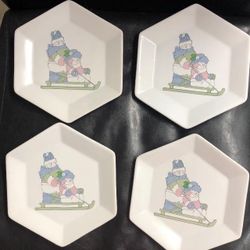 Snowmen Plates