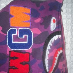 Bape Hoodie-purple New